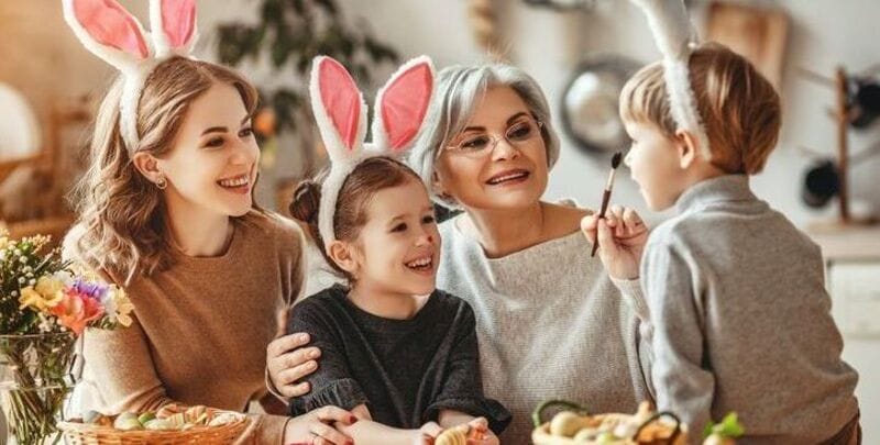 A family enjoys Easter (Cyber Air Con)